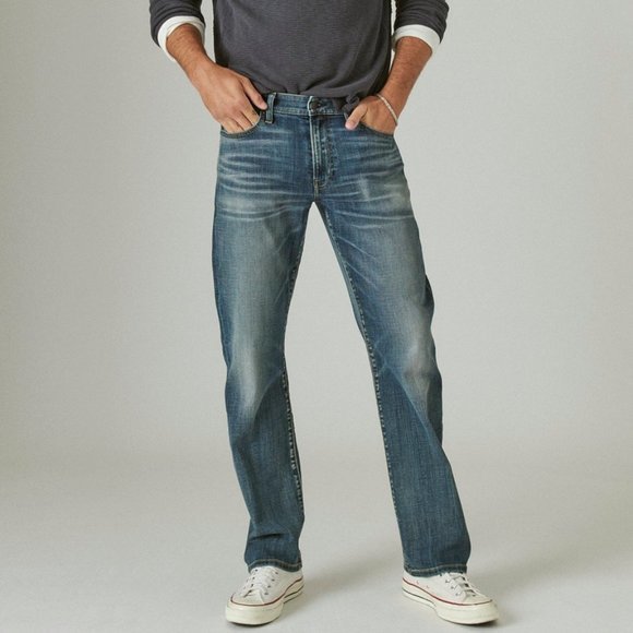 NWT 34x32 Lucky Brand Men's 363 Vintage Straight Coolmax Stretch Jean - Picture 1 of 4